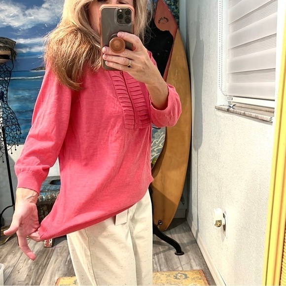 🪸Boden, Sea Coral-Pink,Lightweight Sweater Top, SOFT, Easy Pull-On & Go, EU20/L - Picture 4 of 9